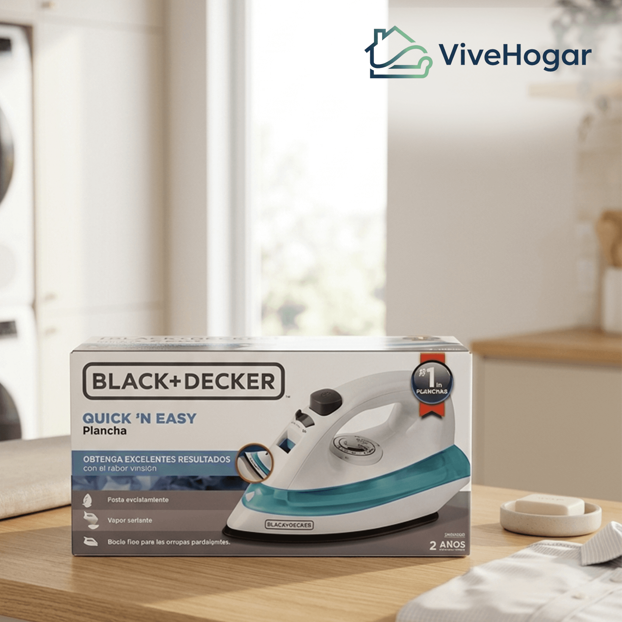 Plancha Black+Decker Antiadherente
