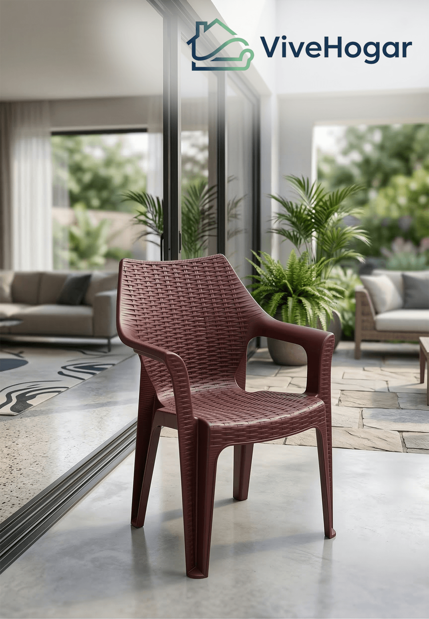 Silla Plastica Home Line Blanca
